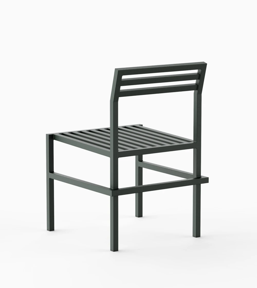 Silla para exterior verde