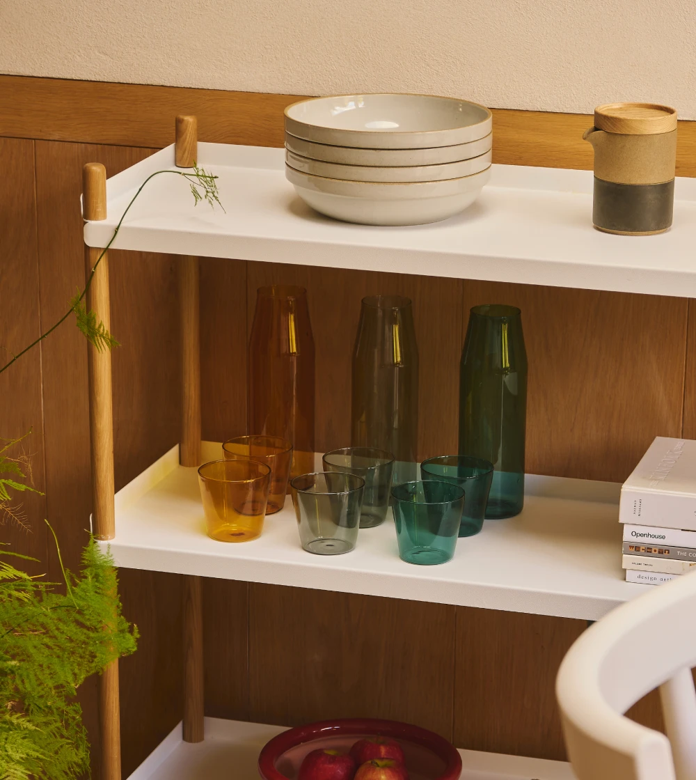 Jarra y Set/2 Vasos Milk Verde Agua - Imagen 4