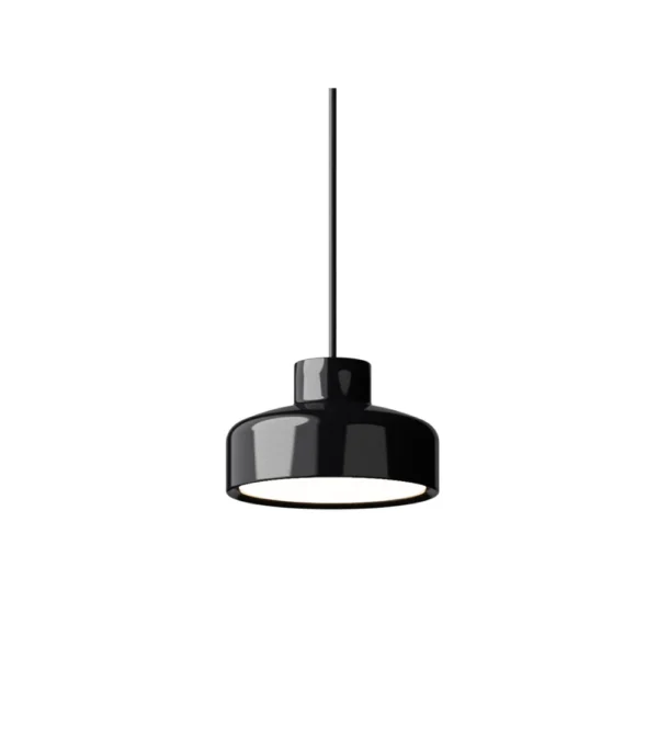 Lámpara de techo negro claro de estilo nórdico.