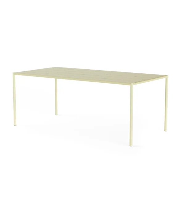 Mesa para exterior amarilla
