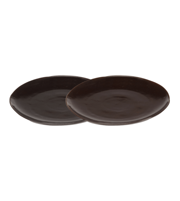 set de platos negros
