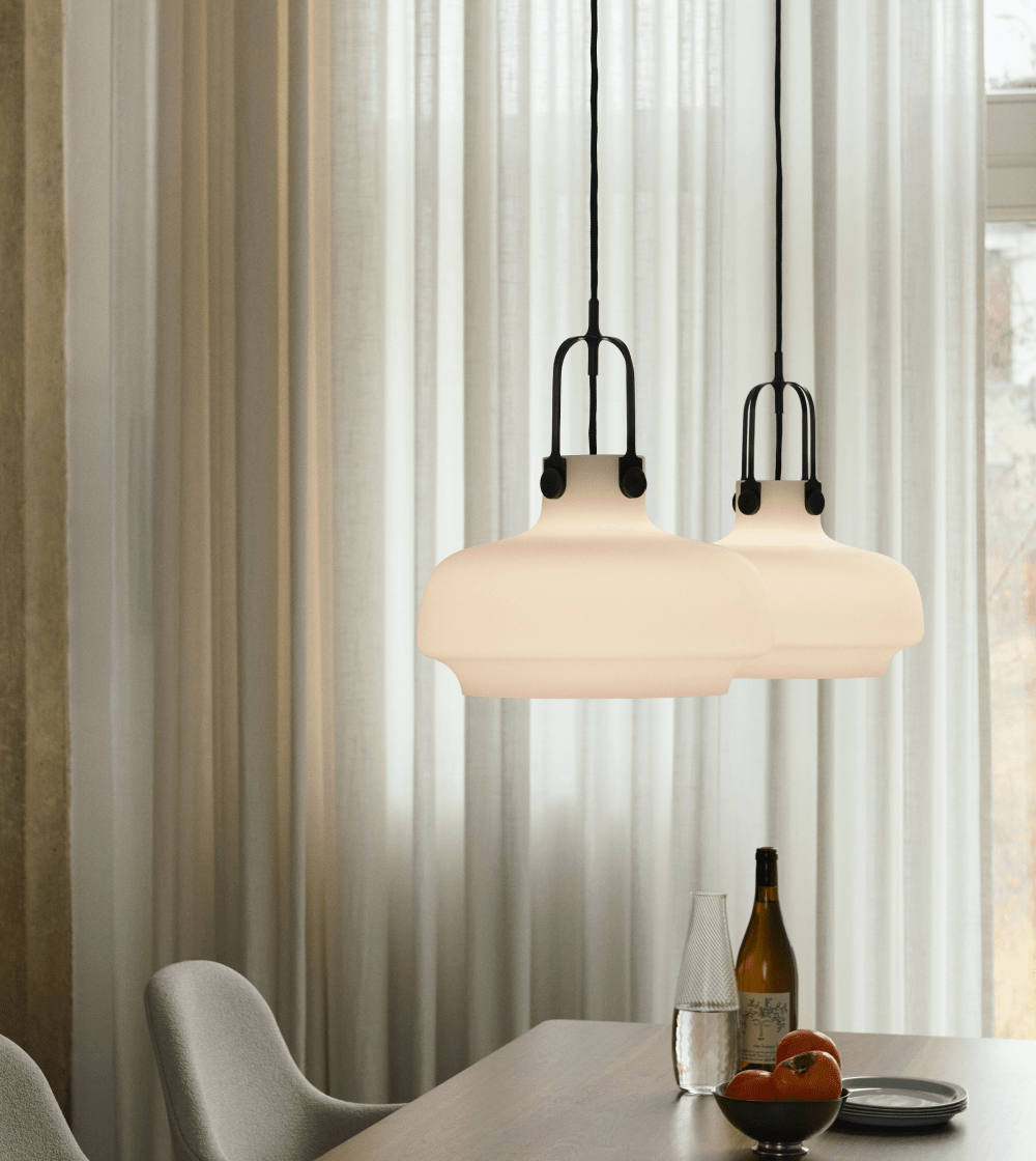 lámpara de techo de cristal elegante