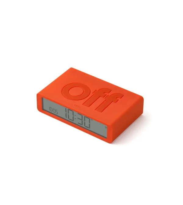 Reloj despertador de diseño naranja