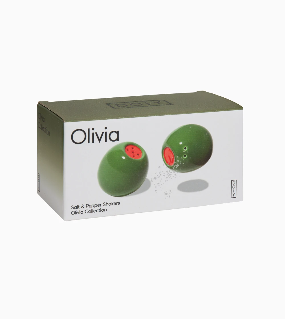 salero y pimentero aceituna