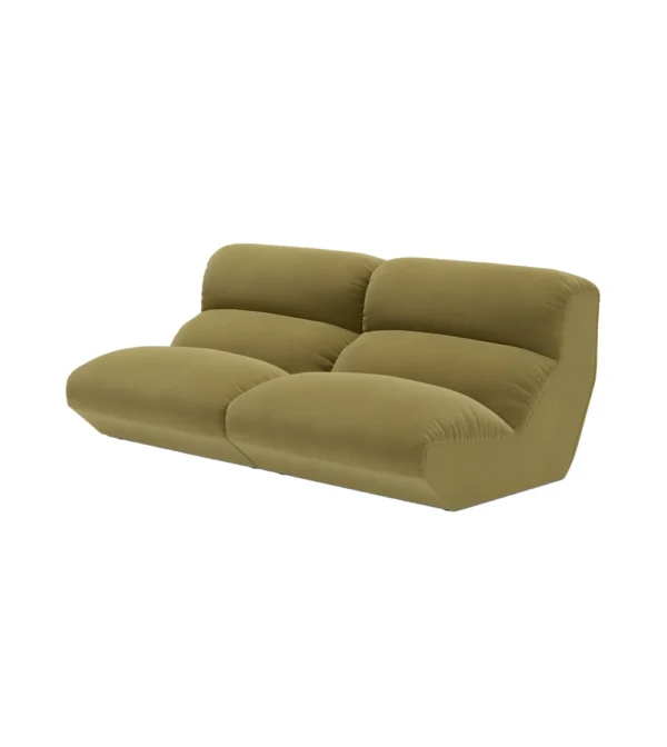Sofá modular verde