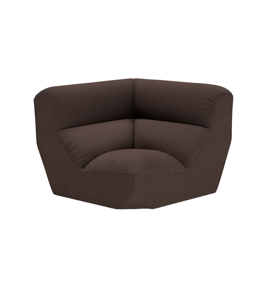 Sofá modular marron de diseño