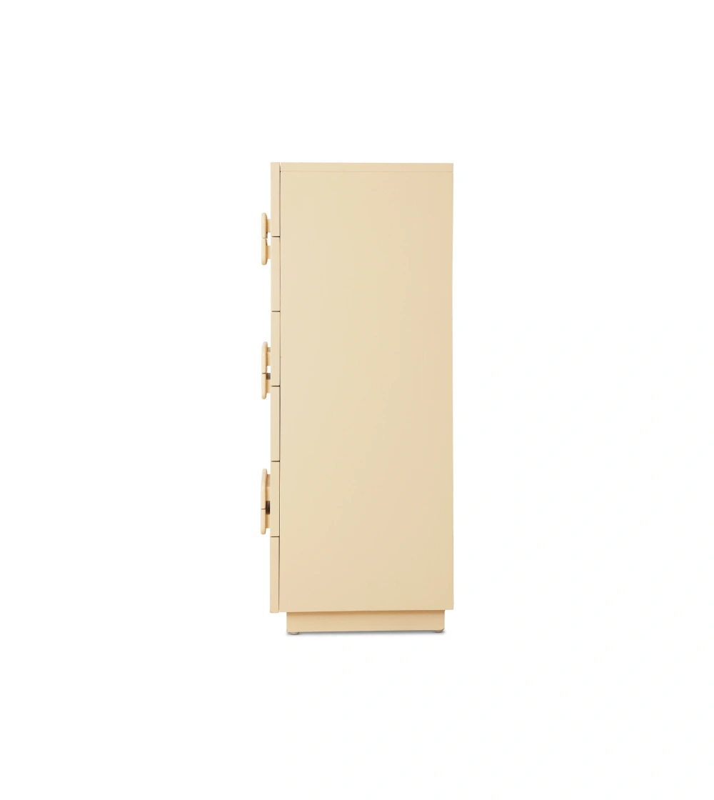 Cómoda Spacious Drawer Cabinet Cream - Imagen 7