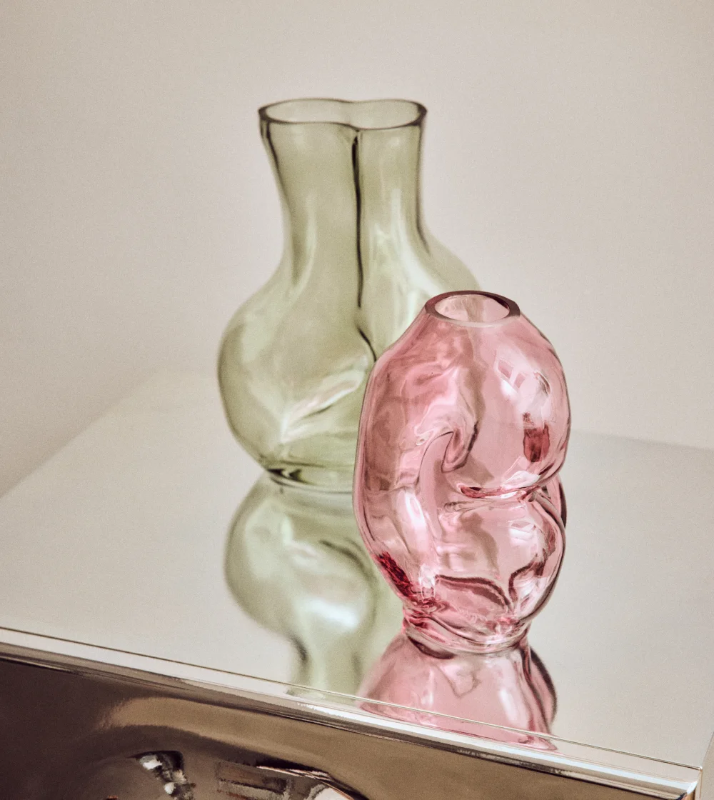 Jarrón Gleam Glass Small Rose - Imagen 3