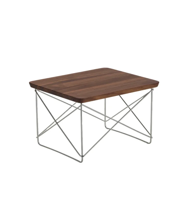Mesa auxiliar madera oscura de vitra