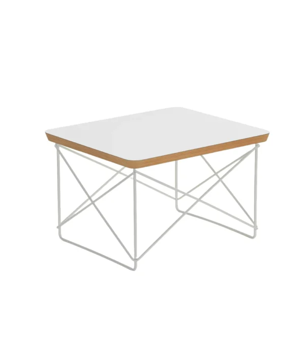 Mesa auxiliar blanca de vitra