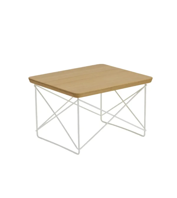 mesa auxiliar madera clara de vitra