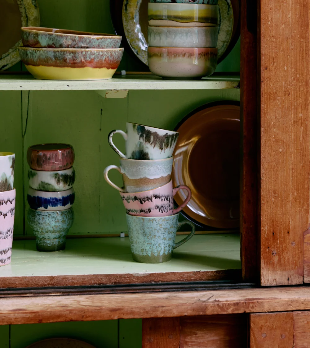 tazas cerámica de colores para café