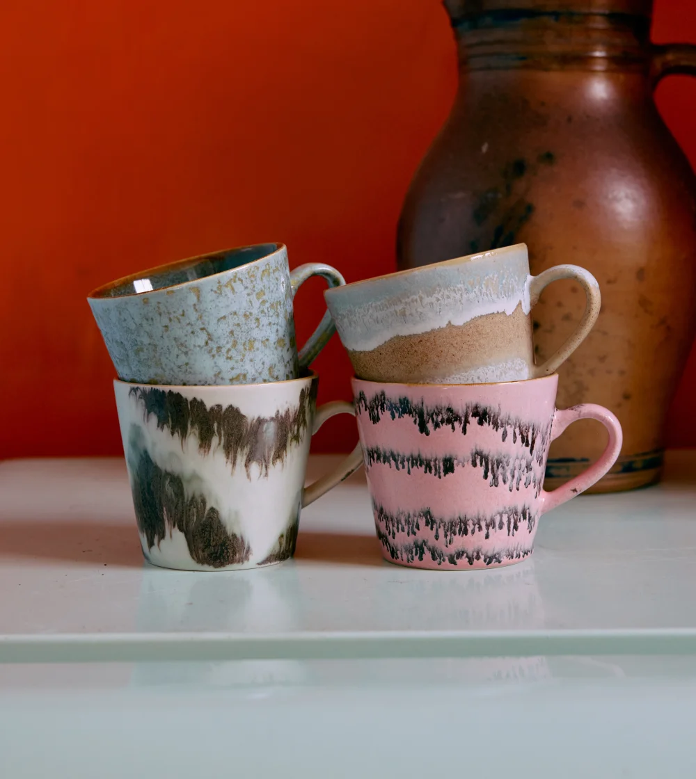tazas cerámica de colores para café
