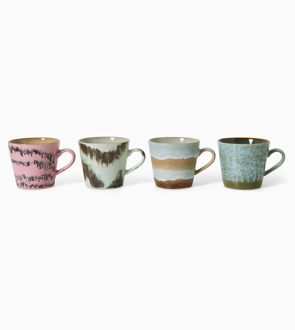tazas cerámica de colores para café