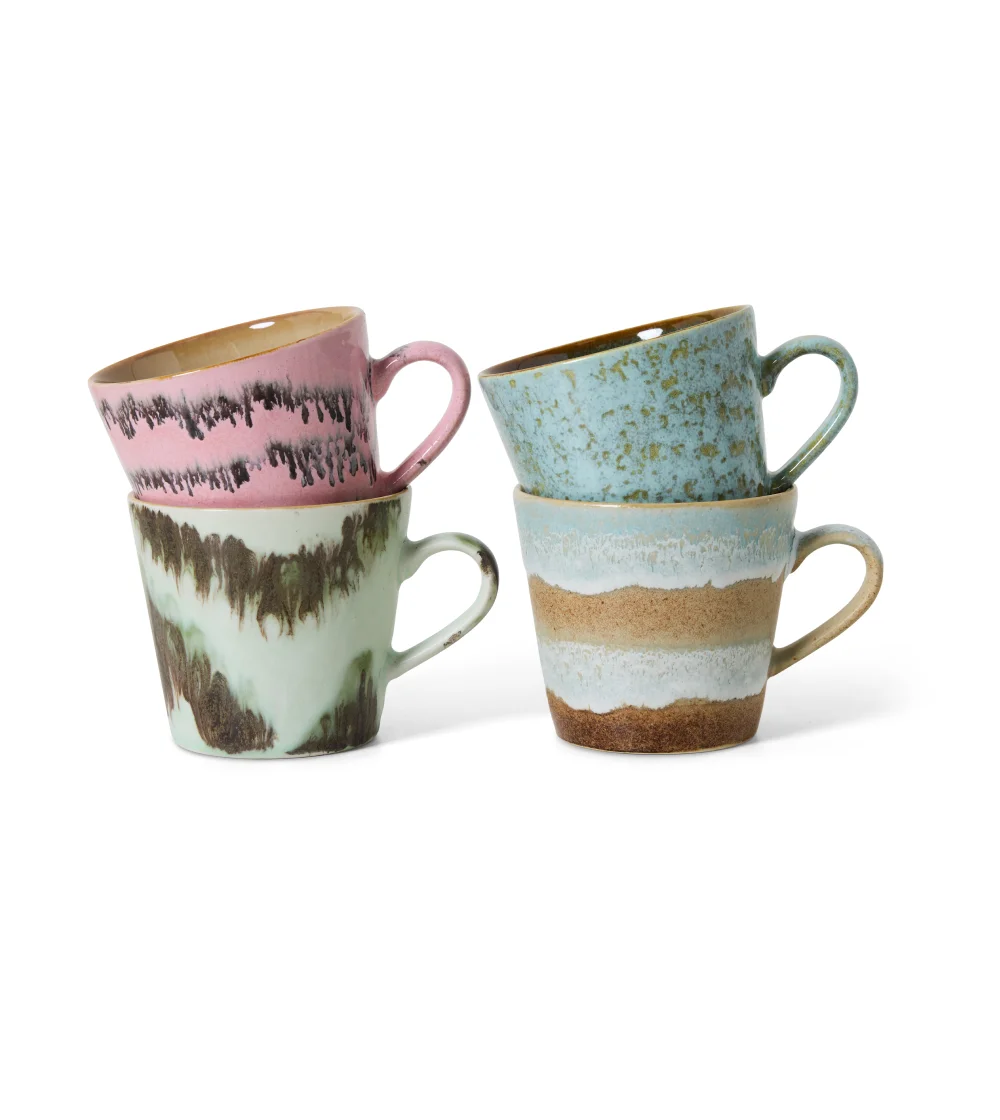 tazas cerámica de colores para café