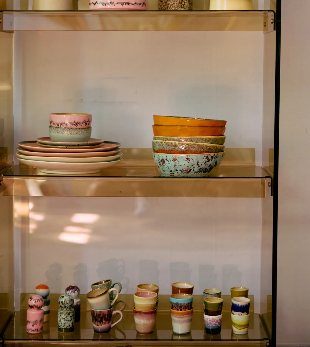70s Ceramics: Tazas Espresso Brutalism Set/4 - Imagen 2