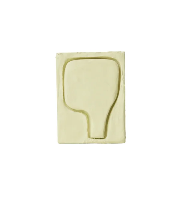 cuadro pintado a mano amarillo