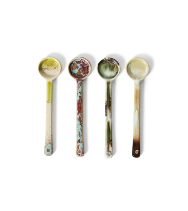 cucharillas de cerámica de colores hkliving