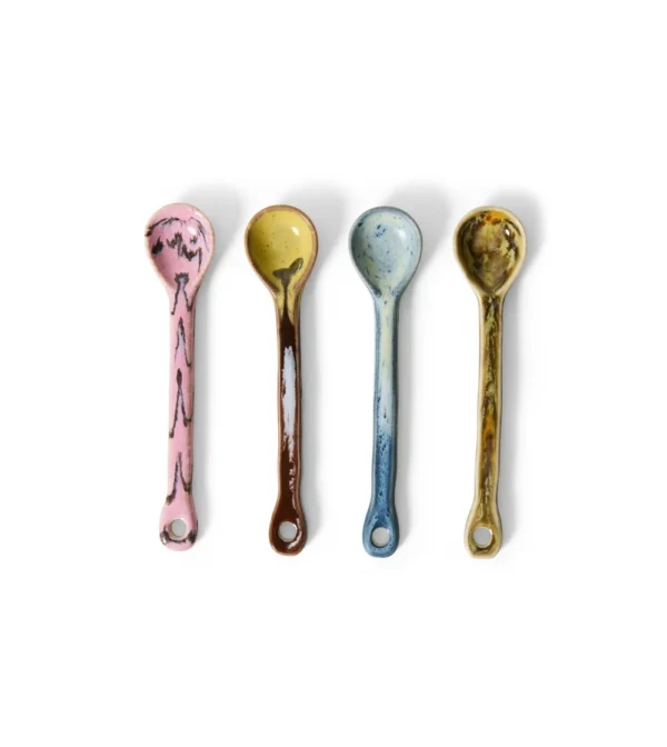 cucharillas de cerámica de colores hkliving