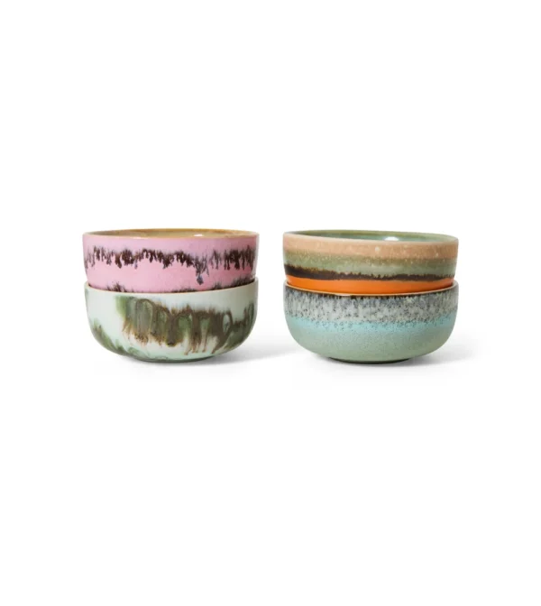 cuencos pequeños de cerámica de colores para tapas hkliving