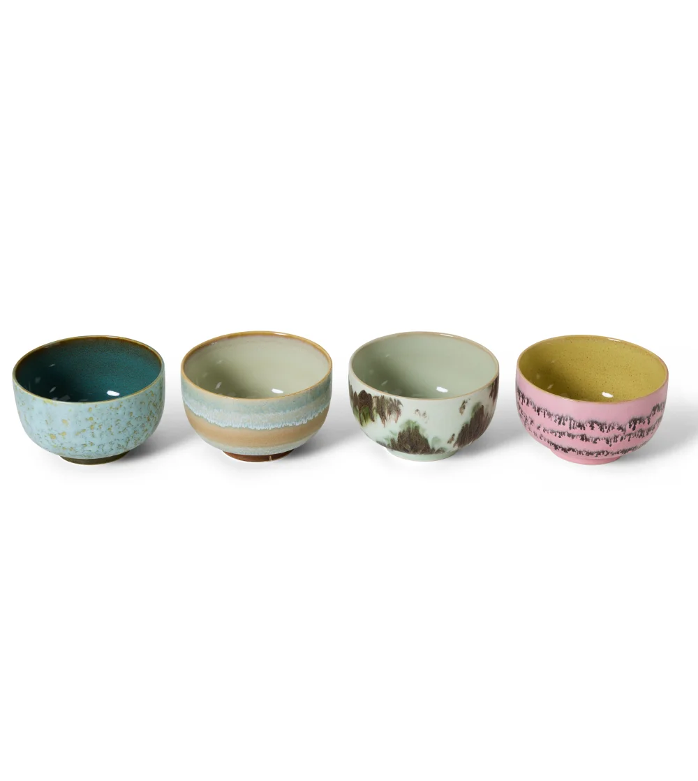 bowls de cerámica de colores hkliving