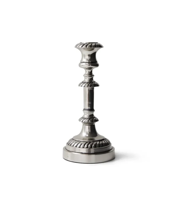 Portavela o candelabro clásico metálico de hkliving