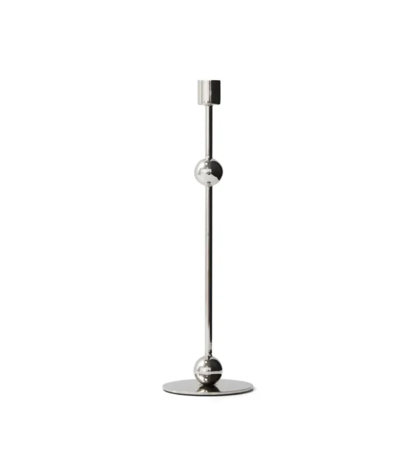 Portavela o candelabro clásico metálico de hkliving