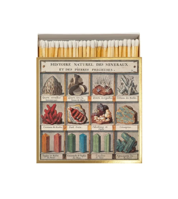 caja de cerillas bonitas de diseño archivist