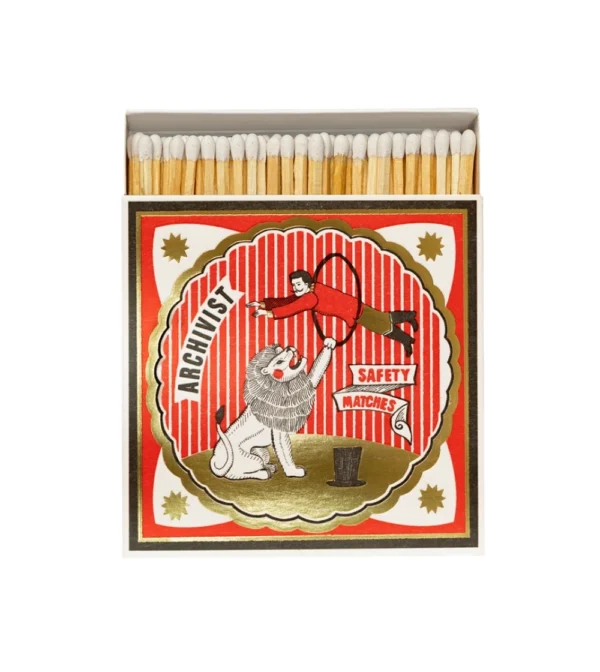 caja de cerillas bonitas de diseño archivist