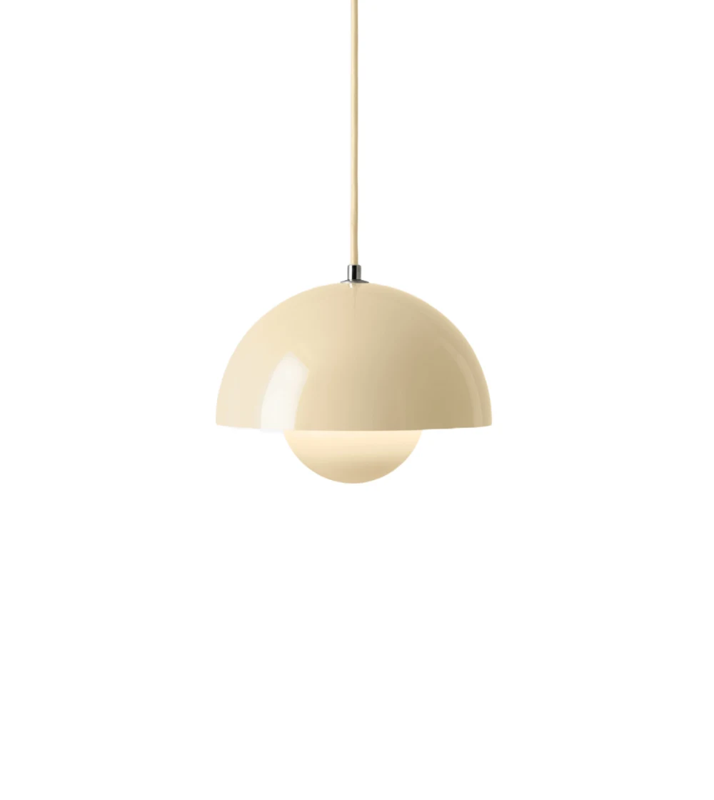 Lámpara de techo Flowerpot vp1 color marfil ivory