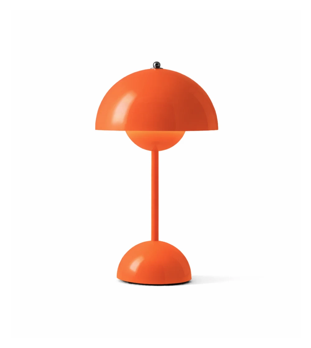 lámpara portátil flowerpot naranja