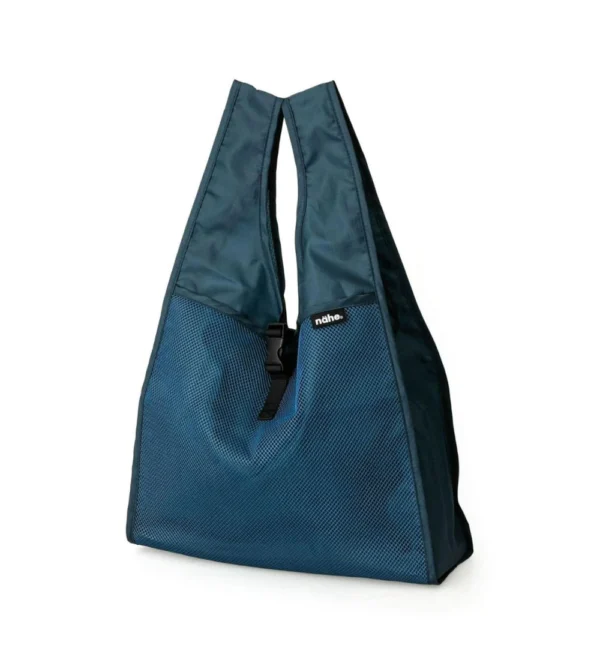 bolsa shopper reutilizable azul