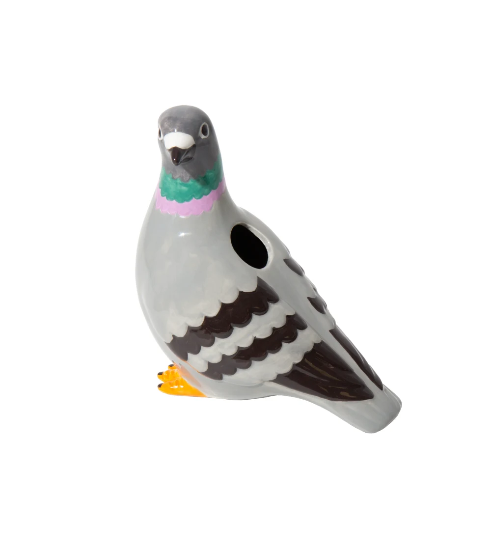 jarrón con forma de paloma
