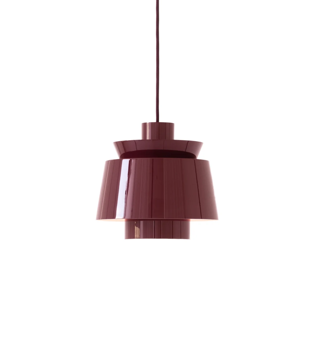 lámpara de techo de diseño Utzon color granate