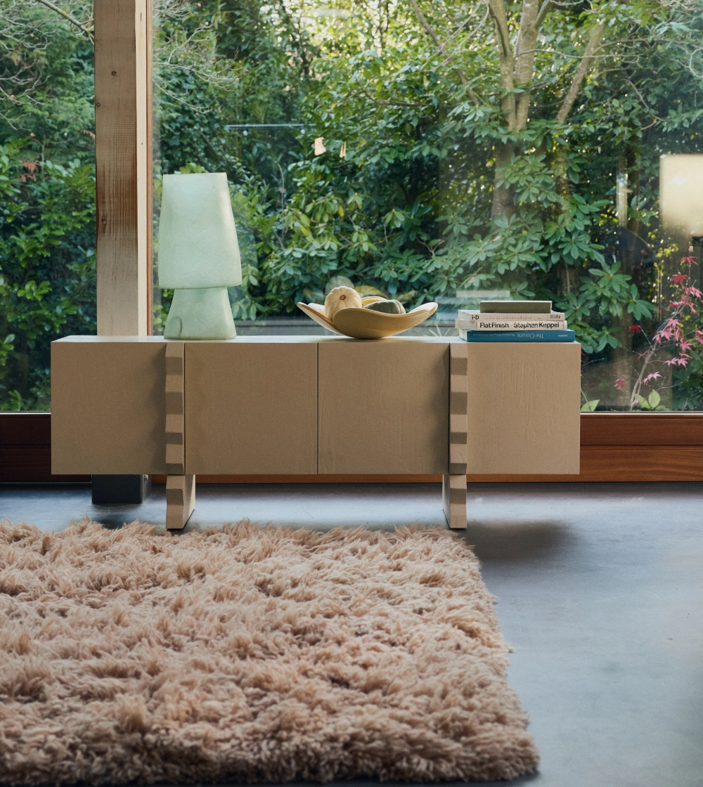 aparador color crema de madera de hkliving