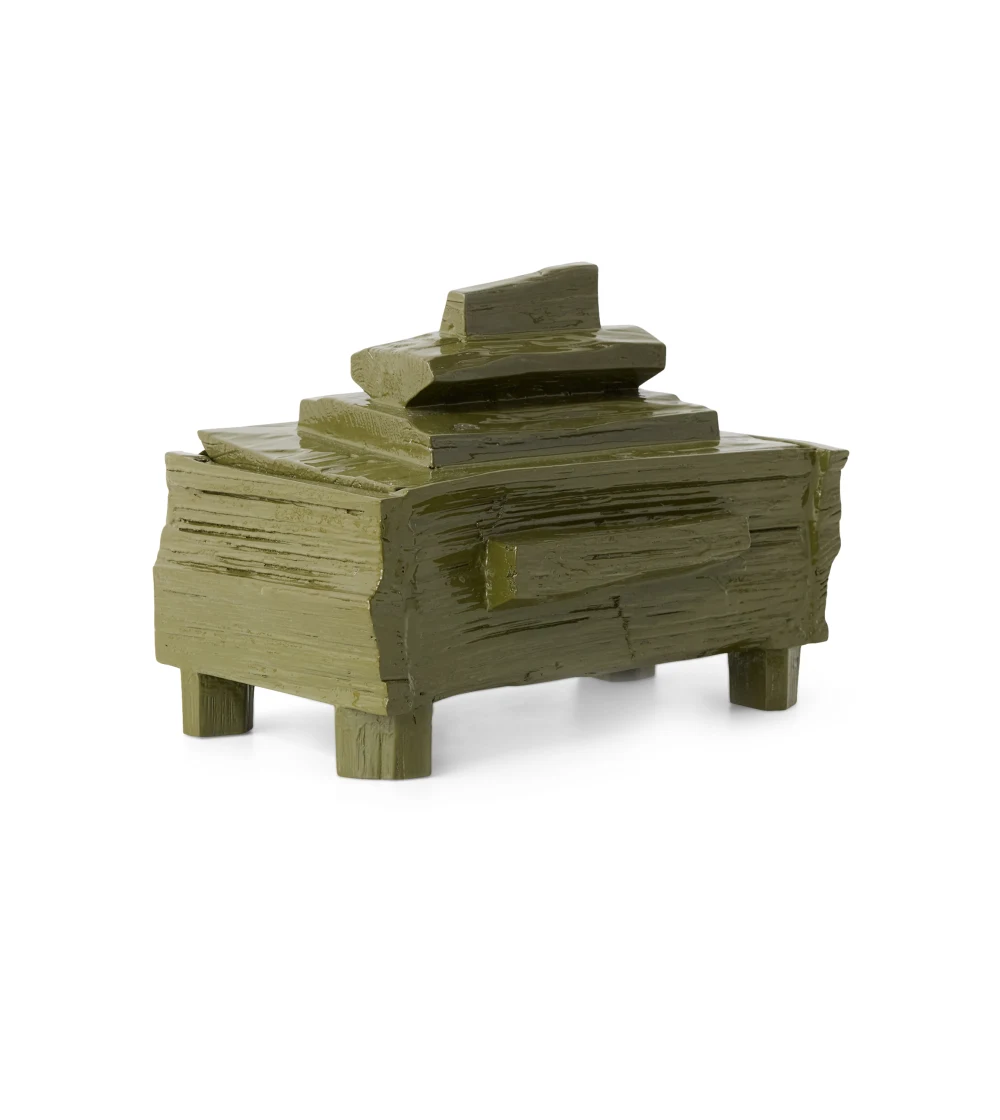 Joyero de diseño de Teun Zwets para HKLIVING sobre mesa o estantería como objeto decorativo contemporáneo