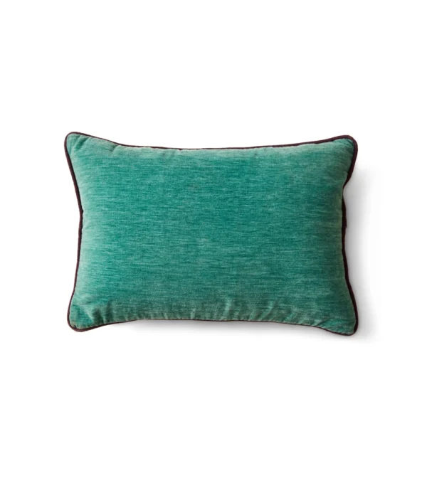 Cojín decorativo de terciopelo HKLIVING con textura suave y acabado elegante sobre sofá neutro