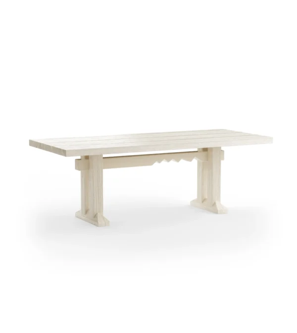 mesa original de madera blanca de hkliving