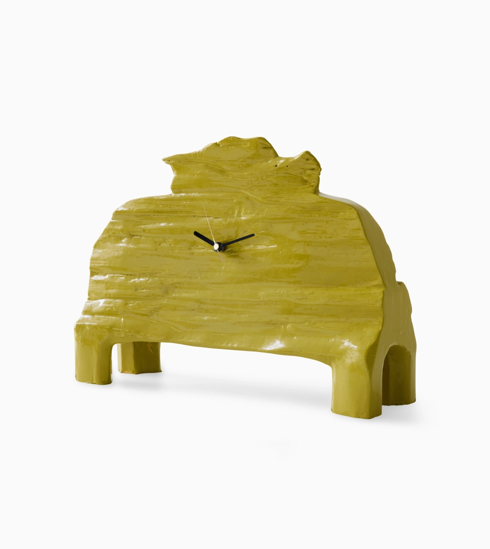 Reloj de sobremesa de diseño moderno de madera de hkliving