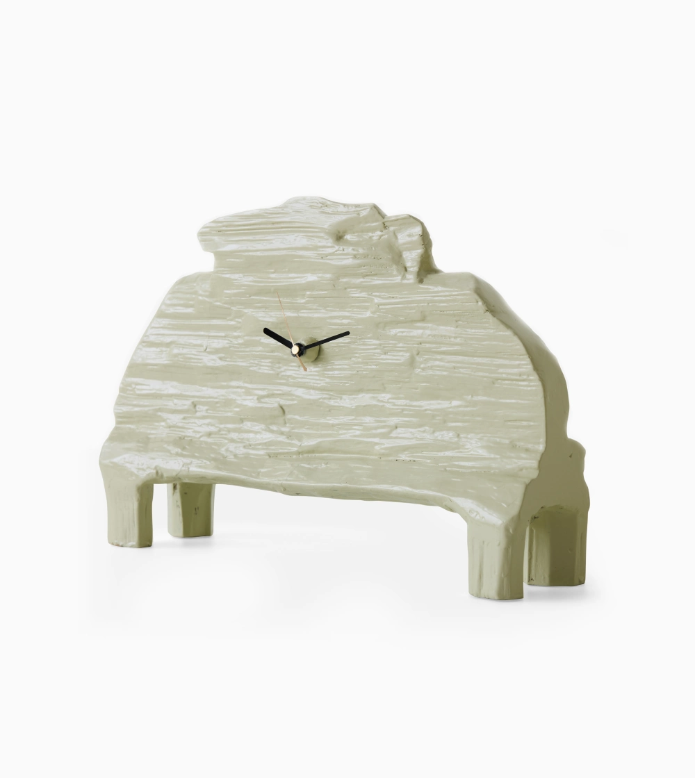 Reloj de sobremesa de diseño moderno de madera de hkliving