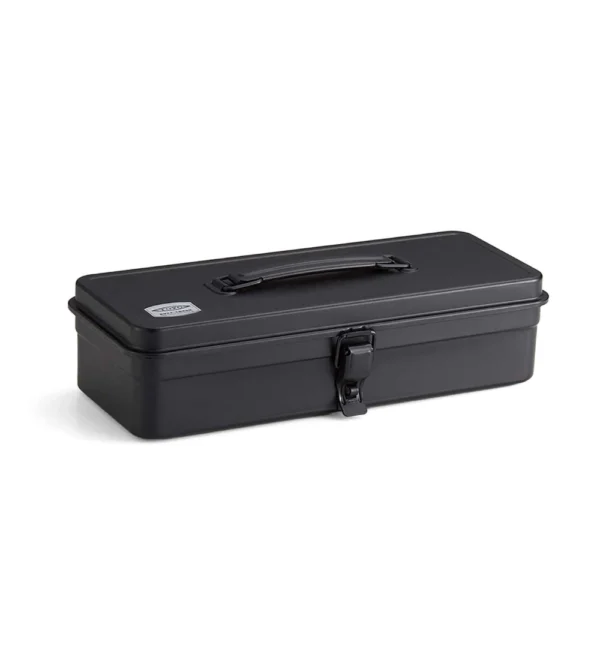 caja de herramientas de acero color negro hecha en japón de toyo.