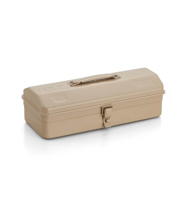 caja de herramientas de acero color beige hecha en japón de toyo.