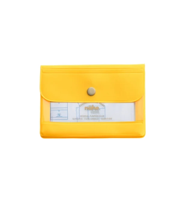 tarjetero amarillo para viajar color amarillo de nähe