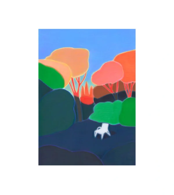lámina paisaje con colores de paper collective