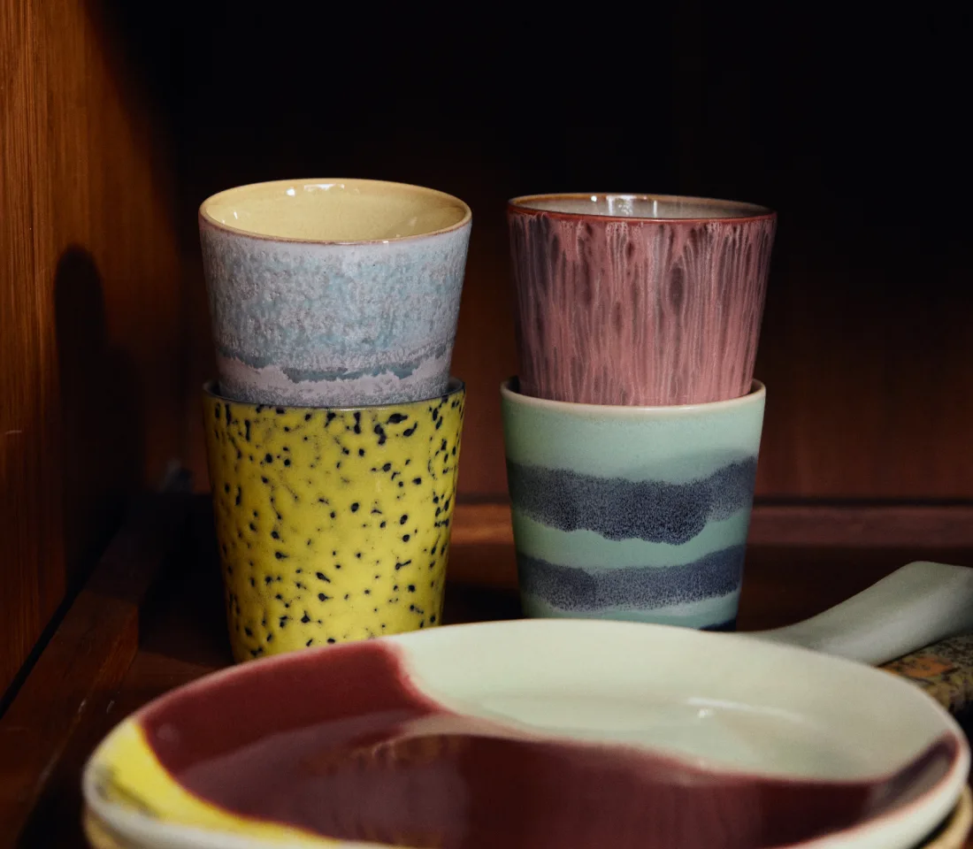 menaje de cerámica 70s ceramics de hkliving