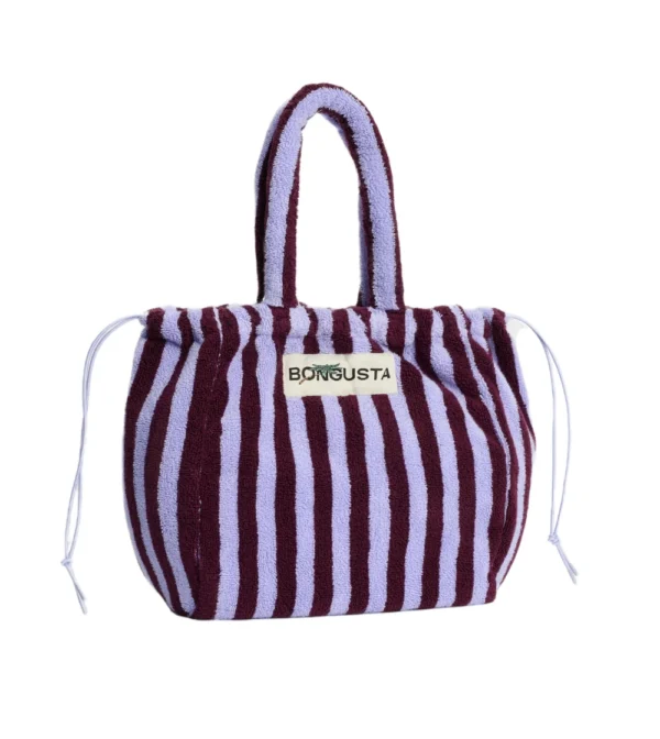 bolso para la playa a rayas de colores