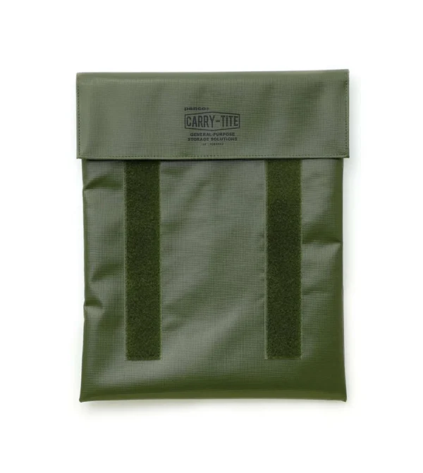 Bolsa de nylon verde Penco para ordenador portátil y accesorios.