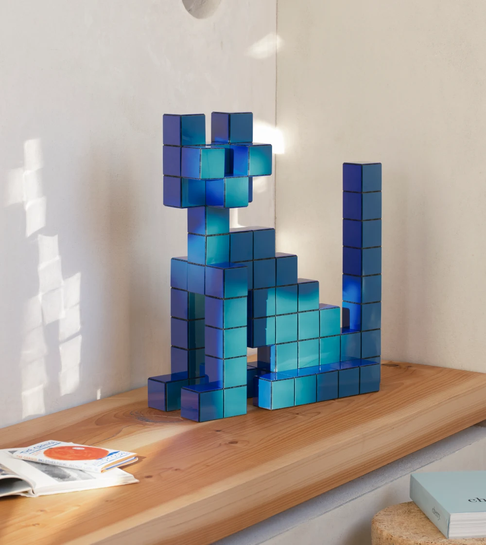 Panton Cubes Cat Duo-Tone de Vitra con forma de gato