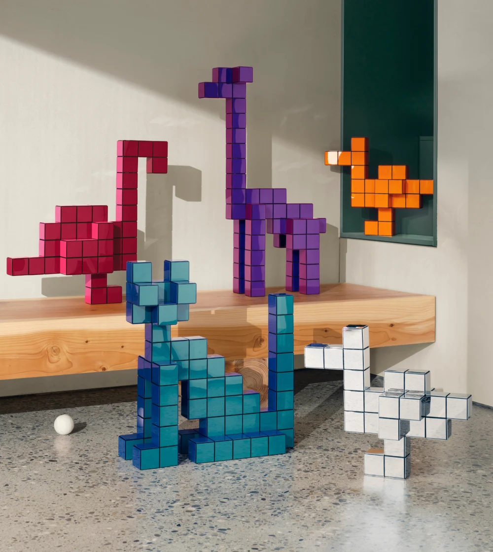 Panton Cubes Cat Duo-Tone de Vitra con forma de gato