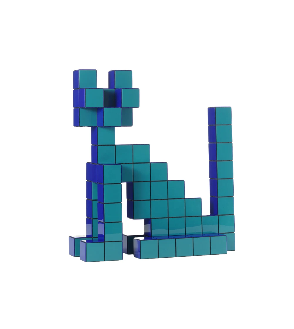 Panton Cubes Cat Duo-Tone de Vitra con forma de gato